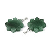 Natural Green Aventurine Pendants G-T144-12H-2