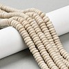 Natural Fossil Beads Strands G-Q159-B34-01-1