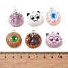 Spooky Halloween Opaque Resin Pendants RE-CBA4C51-01P-3