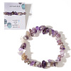 Natural Amethyst Chips Stretch Bracelets for Women AY5330-5-1