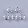 Transparent Acrylic Bead Caps TACR-T007-04F-1