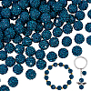 100Pcs Pave Disco Ball Beads RB-PH0001-25E-1
