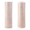 2 Rolls PP Decor Mesh Ribbon with Metallic Foil for Wreath Swags Party Decoration OCOR-TA0003-40-2