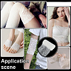 10 Yards Nylon Elastic Lace Trim OCOR-FG0002-66B-6