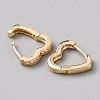 Brass Hoop Earrings EJEW-WH0023-13G-2