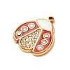 304 Stainless Steel Rhinestone Pendants RB-CBA862B-01G-2