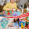 36Pcs 6 Colors PP Plastic Chair Miniature Ornaments AJEW-BC0009-48-5