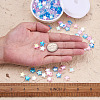 Beadthoven 480Pcs 3 Colors Star Transparent Acrylic Beads DIY-BT0001-17-19