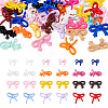 48Pcs 4 Styles Opaque Acrylic Beads OACR-TA0004-94A-1