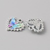 Platinum Alloy Rhinestone Pendants FIND-TAC0008-69P-08-2