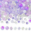 DIY Round Acrylic Beads Bracelets Making Kits DIY-FS0007-02C-1