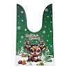 Christmas Theme Rabbit Shaped Candy Plastic Bags ABAG-Q053-04C-1