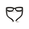 Brass Glasses Frame Open Cuff Ring for Women LS-RJEW-F140-140EB-2