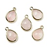 Natural Rose Quartz Faceted Pendants G-U019-05G-09-1