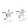 304 Stainless Steel Stud Earring Findings X-STAS-K212-05P-1