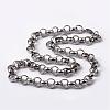 304 Stainless Steel Rolo Chains  Jewelry Sets SJEW-L178-02-2