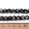 Handmade Luminous Lampwork Beads Strands LAMP-N037-01A-5