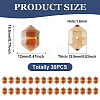 30Pcs Transparent Handmade Lampwork Beads LAMP-TADJ0001-12A-4