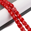 Handmade Lampwork Chevron Beads Strands X-LAMP-K041-01B-20-2
