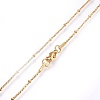 304 Stainless Steel Box Chain Necklaces NJEW-F248-12A-G-2