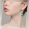 3 Strands Handmade Gold Sand Lampwork Beads Strands LAMP-PA0001-18A-5