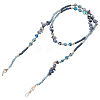 1Pc Polymer Clay with Alloy and Crystal Neck Strap for Eyeglasses AJEW-CN0005-04D-7