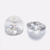 Faceted Glass Rhinestone Charms RGLA-F049-6mm-001BS-2