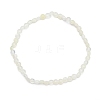 Natural Lemon Jade Faceted Nugget Beads Stretch Bracelet BJEW-JB07217-02-1