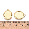 304 Stainless Steel Pendant Cabochon Settings STAS-T067-69G-3
