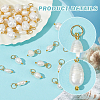 40Pcs 4 Styles Natural Cultured Freshwater Pearl Pendants PALLOY-PH01713-5