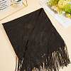 Lace Flower Detachable Polyester Shawl AJEW-WH20072-43C-3