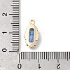 Brass Glass Charms KK-U061-10G-02-3
