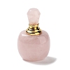 Natural Rose Quartz Dropper Bottles DJEW-K024-01G-05-2