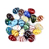 24Pcs Handmade Lampwork Egg Display Decorations LAMP-N034-29-2