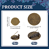 60Pcs 2 Styles Iron Brooch Base Settings FIND-NB0007-19-2
