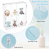 6 Grids Plastic Model Organizer Display Case AJEW-WH0472-76-4