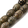 Tibetan Style dZi Beads Strands G-S389-A09-2