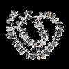 Natural Quartz Crystal Rock Crystal Beads Strands GG-CBADF20-A11-2
