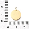 Twelve Constellations 304 Stainless Steel Enamel Pendants STAS-A148-01G-10-3