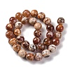 Natural Fire Crackle Agate Beads Strands G-G163-A01-04-5