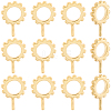 20Pcs Brass Micro Pave Cubic Zirconia Peg Bails KK-BBC0020-31G-7