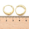 Textured Brass Hoop Earrings EJEW-Z102-20G-5