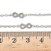 304 Stainless Steel Link Chain Necklaces for Women Men NJEW-K292-01H-P-5