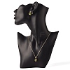 Cubic Zirconia Pendant Necklaces and Stud Earrings Jewelry Sets SJEW-JS01211-11