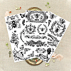 3 Sheets 3 Styles PVC Waterproof Decorative Stickers DIY-WH0404-207-2