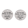 Non-Tarnish 201 Stainless Steel Pendants STAS-T064-38P-1-2