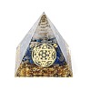 Orgonite Pyramid Resin Energy Generators DJEW-D013-04D-1