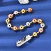 304 Stainless Steel Round Beaded Bracelets for Women Men BJEW-K240-10A-2