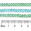 Transparent Painted Glass Beads Strands DGLA-A034-T4mm-A17-3