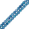 1 Strand Baking Paint Glass Beads Strands DGLA-TADJ0001-01A-2